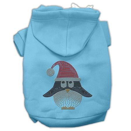 Santa Penguin Rhinestone Hoodies