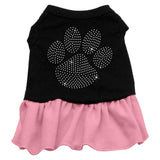 Rhinestone Clear Paw Dress