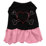 Rhinestone Heart And Crossbones Dress