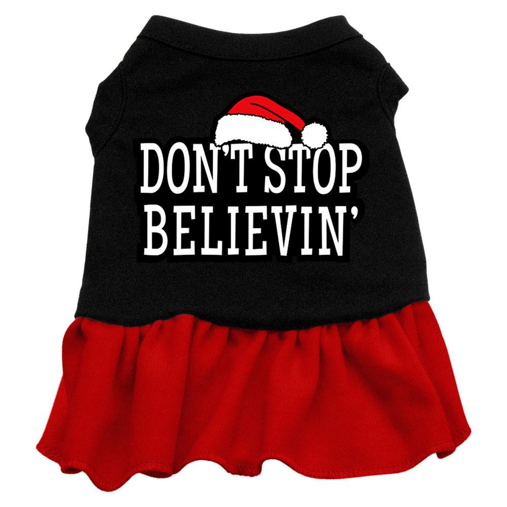 Don't Stop Believin' Screen Print Dress