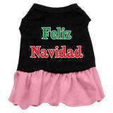 Feliz Navidad Screen Print Dress