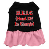 Head Elf In Charge Screen Print Dress