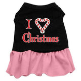 I Love Christmas Screen Print Dress