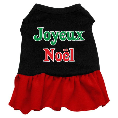 Joyeux Noel Screen Print Dress