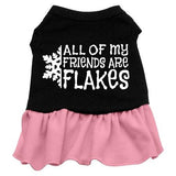 All My Friends Are Flakes Screen Print Dress