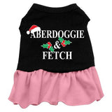 Aberdoggie Christmas Screen Print Dress