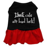 Black Cats Are Bad Luck Screen Print Dress