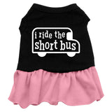 I Ride The Short Bus Screen Print Dress