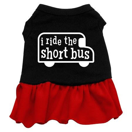 I Ride The Short Bus Screen Print Dress