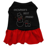 Snowman's Best Friend Rhinestone Dress