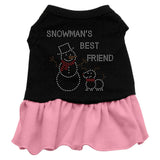 Snowman's Best Friend Rhinestone Dress