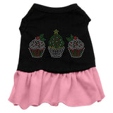 Christmas Cupcakes Rhinestone Dress