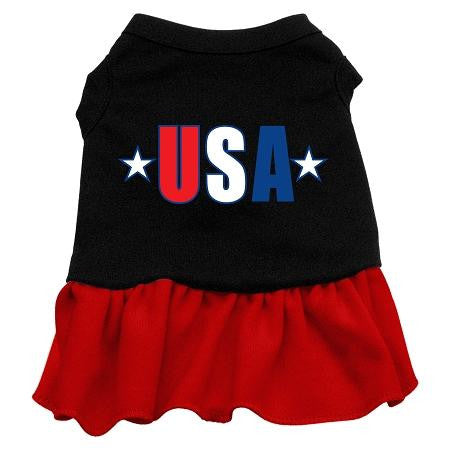 Usa Star Screen Print Dress