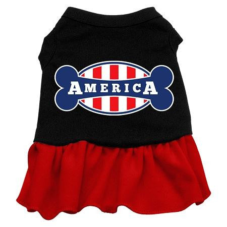 Bonely In America Screen Print Dress