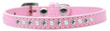 Pearl And Clear Crystal   Puppy Collar