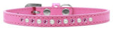 Pearl And Pink Crystal   Puppy Collar