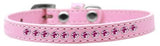 Bright Pink Crystal   Puppy Collar