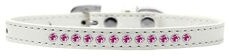 Bright Pink Crystal   Puppy Collar