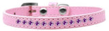 Purple Crystal   Puppy Collar