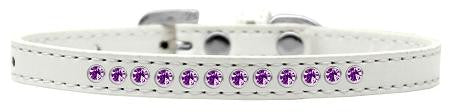 Purple Crystal   Puppy Collar