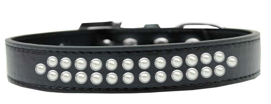 Two Row Pearl   Dog Collar