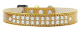 Two Row Pearl   Ice Cream Dog Collar