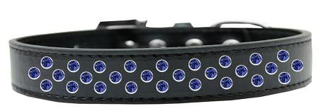 Sprinkles Dog Collar Blue Crystals