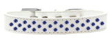 Sprinkles Dog Collar Blue Crystals