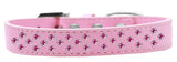 Sprinkles Dog Collar Bright Pink Crystals