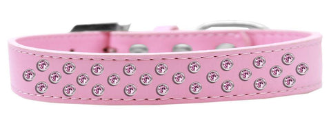 Sprinkles Dog Collar Light Pink Crystals