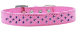 Sprinkles Dog Collar Purple Crystals