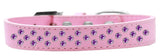 Sprinkles Dog Collar Purple Crystals