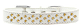 Sprinkles Dog Collar Yellow Crystals