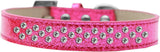 Sprinkles Ice Cream Dog Collar Clear Crystals