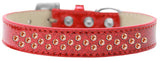 Sprinkles Ice Cream Dog Collar Orange Crystals