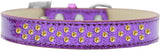 Sprinkles Ice Cream Dog Collar Yellow Crystals