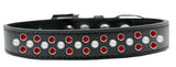 Sprinkles Dog Collar Pearl And Red Crystals