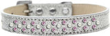 Sprinkles Ice Cream Dog Collar Pearl And Light Pink Crystals