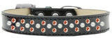 Sprinkles Ice Cream Dog Collar Pearl And Orange Crystals