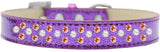 Sprinkles Ice Cream Dog Collar Pearl And Orange Crystals