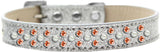 Sprinkles Ice Cream Dog Collar Pearl And Orange Crystals