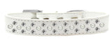 Sprinkles Dog Collar Pearl And Clear Crystals