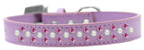 Sprinkles Dog Collar Pearl And Bright Pink Crystals