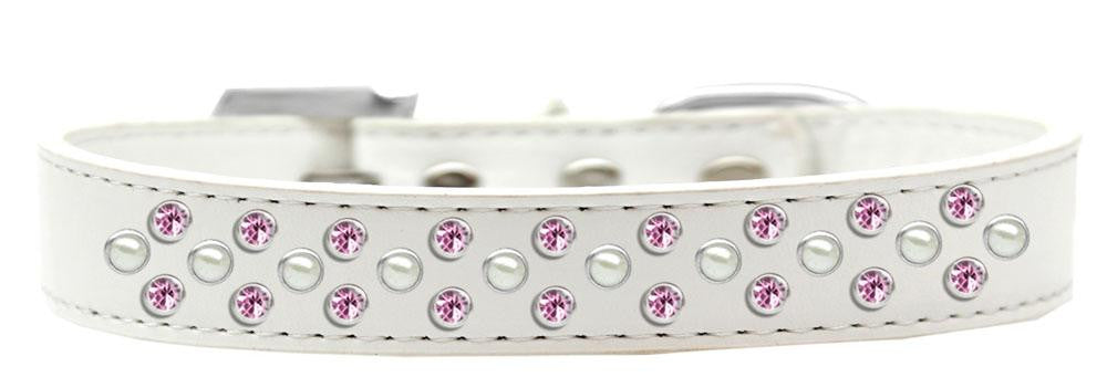 Sprinkles Dog Collar Pearl And Light Pink Crystals