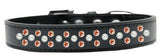 Sprinkles Dog Collar Pearl And Orange Crystals