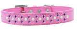 Sprinkles Dog Collar Pearl And Purple Crystals