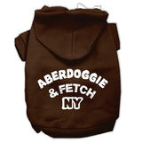 Aberdoggie Ny Screenprint Pet Hoodies