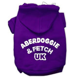 Aberdoggie Uk Screenprint Pet Hoodies