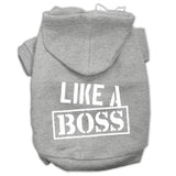 Like A Boss Screen Print Pet Hoodies