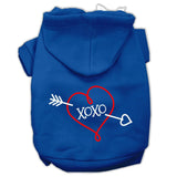 Xoxo Screen Print Pet Hoodies